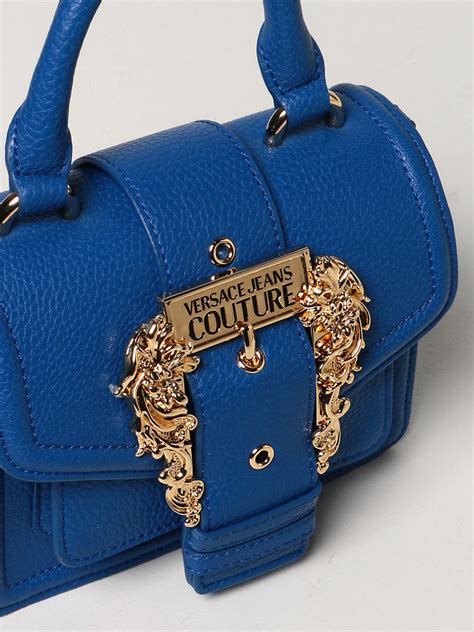 versace jeans blue patent bag|Versace Jeans bags outlet.